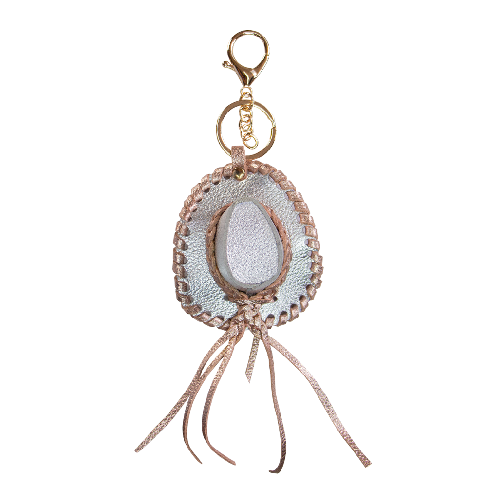 CHARM  SOMBRERO BAQUERO PLATA / ORO ROSA