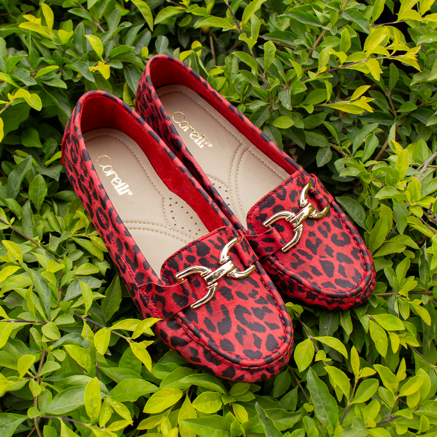 DOLCE ANIMAL PRINT ROJO