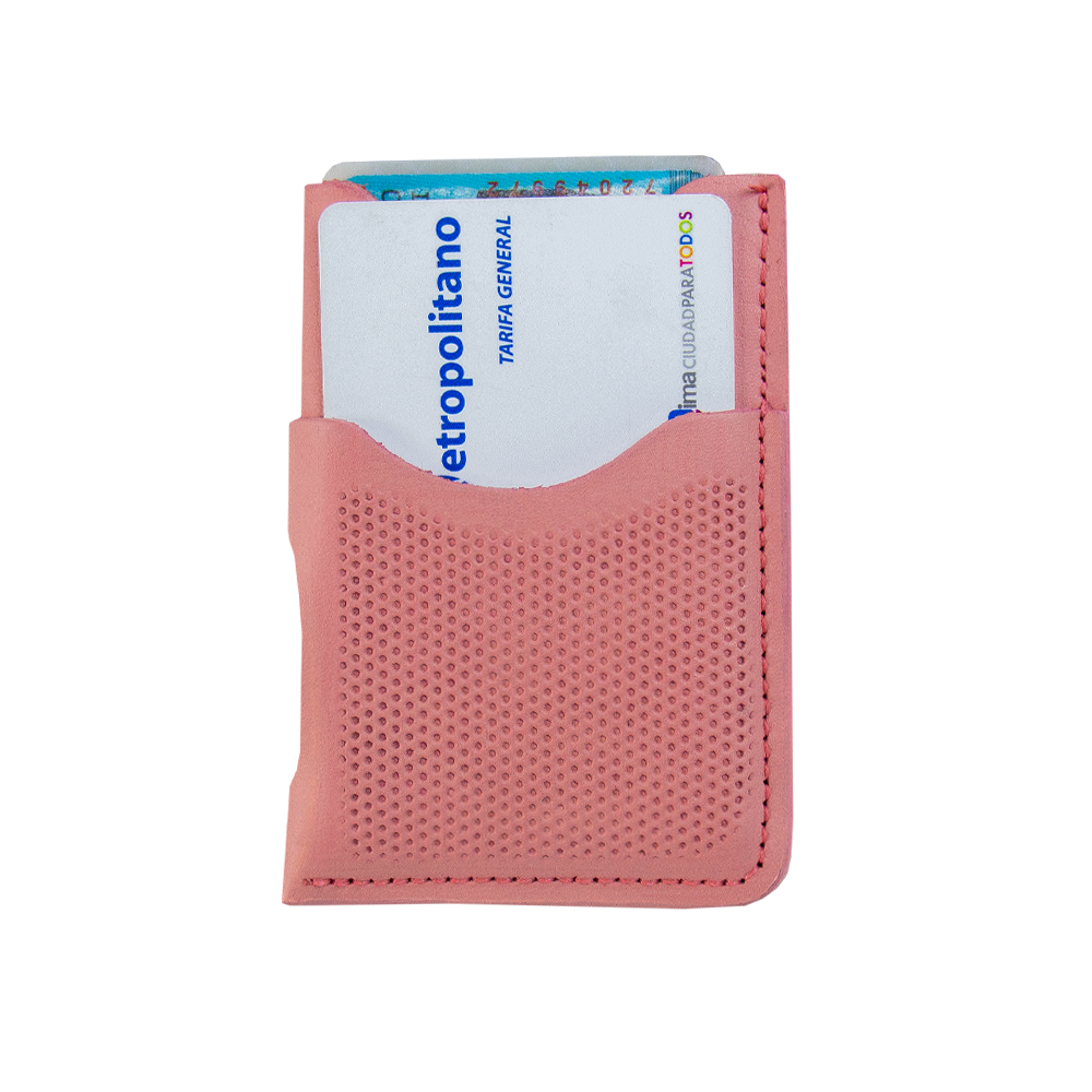 TARJETERO PUNTOS ROSADO