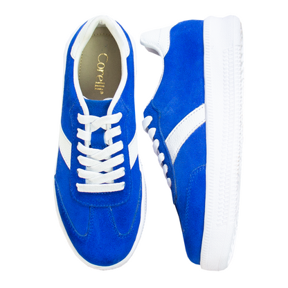 ZAPATILLA TERRA GAMUZON AZUL ELECTRICO