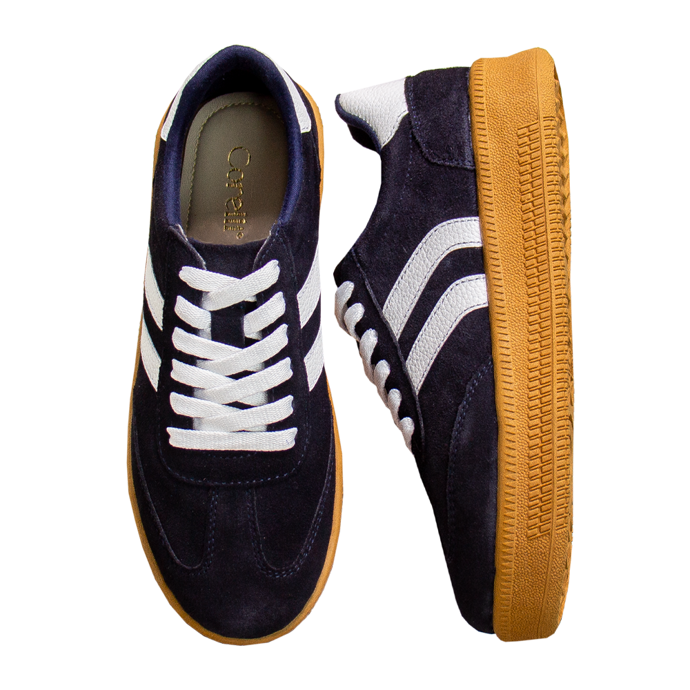 ZAPATILLA SIENA GAMUZON AZUL