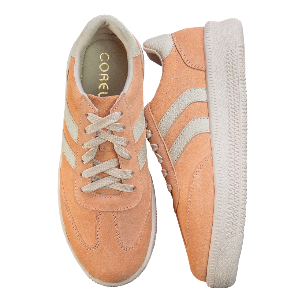 ZAPATILLA SIENA GAMUZON CORAL