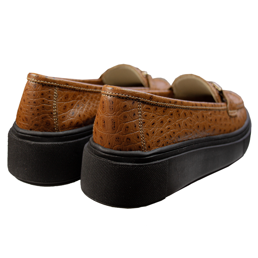MOCASIN  PLATAFORMA  GIANELLA TORTUGA NATURAL