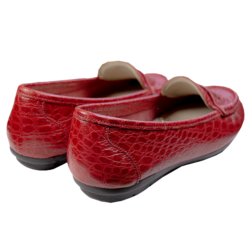 MOCASIN CHATO   PRINTS  TORTUGA   ROJO