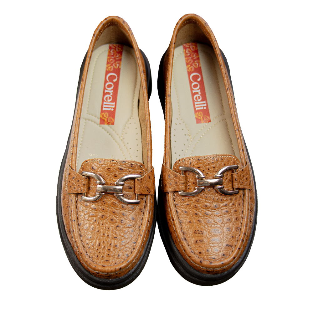 MOCASIN  PLATAFORMA  GIANELLA TORTUGA NATURAL