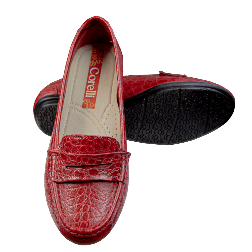 MOCASIN CHATO   PRINTS  TORTUGA   ROJO