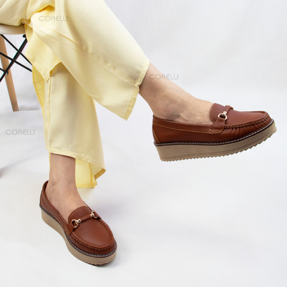 MOCASIN PLATAFORMA  DANIELA COBRE