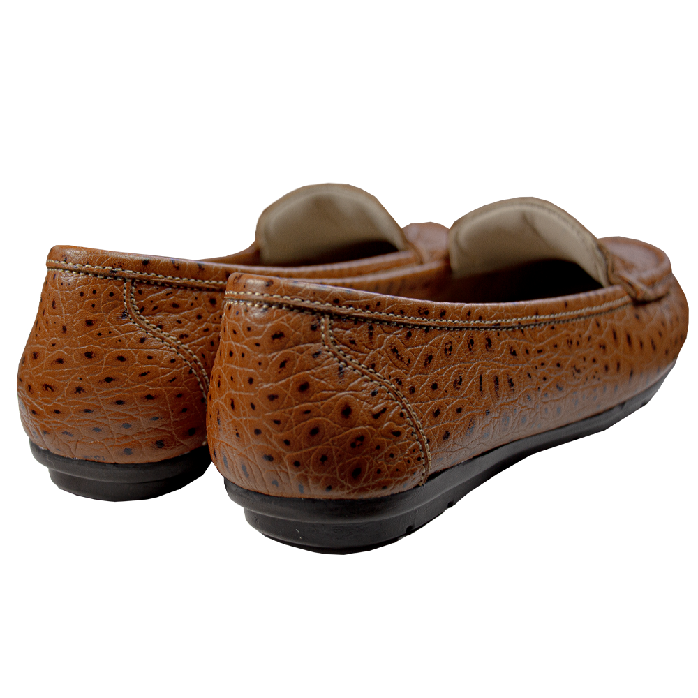 MOCASIN CHATO   PRINTS  TORTUGA  NATURAL