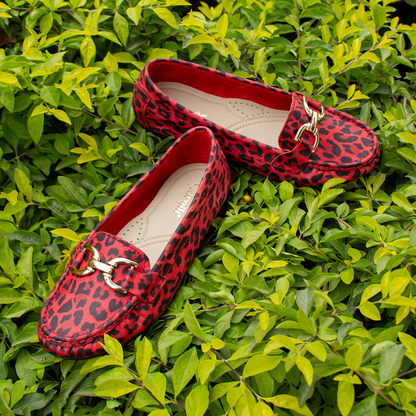 RED ANIMAL PRINT DOLCE