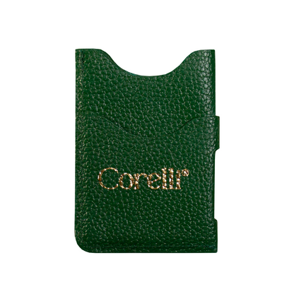 TARJETERO PUNTOS VERDE HOJA