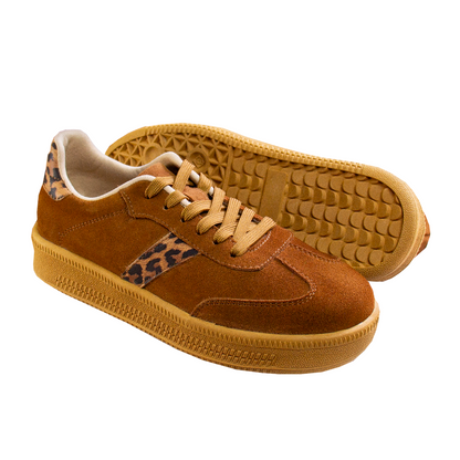 ZAPATILLA TERRA GAMUZON HABANO - ANIMAL PRINT