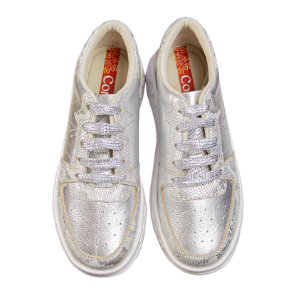 ZAPATILLA  LEONA  PLATA