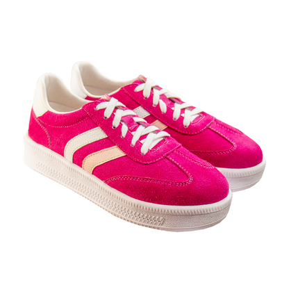 ZAPATILLA SIENA GAMUZON FUCSIA