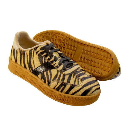 ZAPATILLA TIGRESA CUERO PELOS