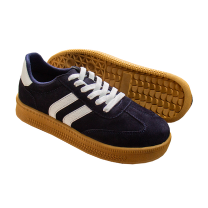 ZAPATILLA SIENA GAMUZON AZUL