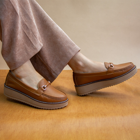 MOCASIN PLATAFORMA  DANIELA NATURAL