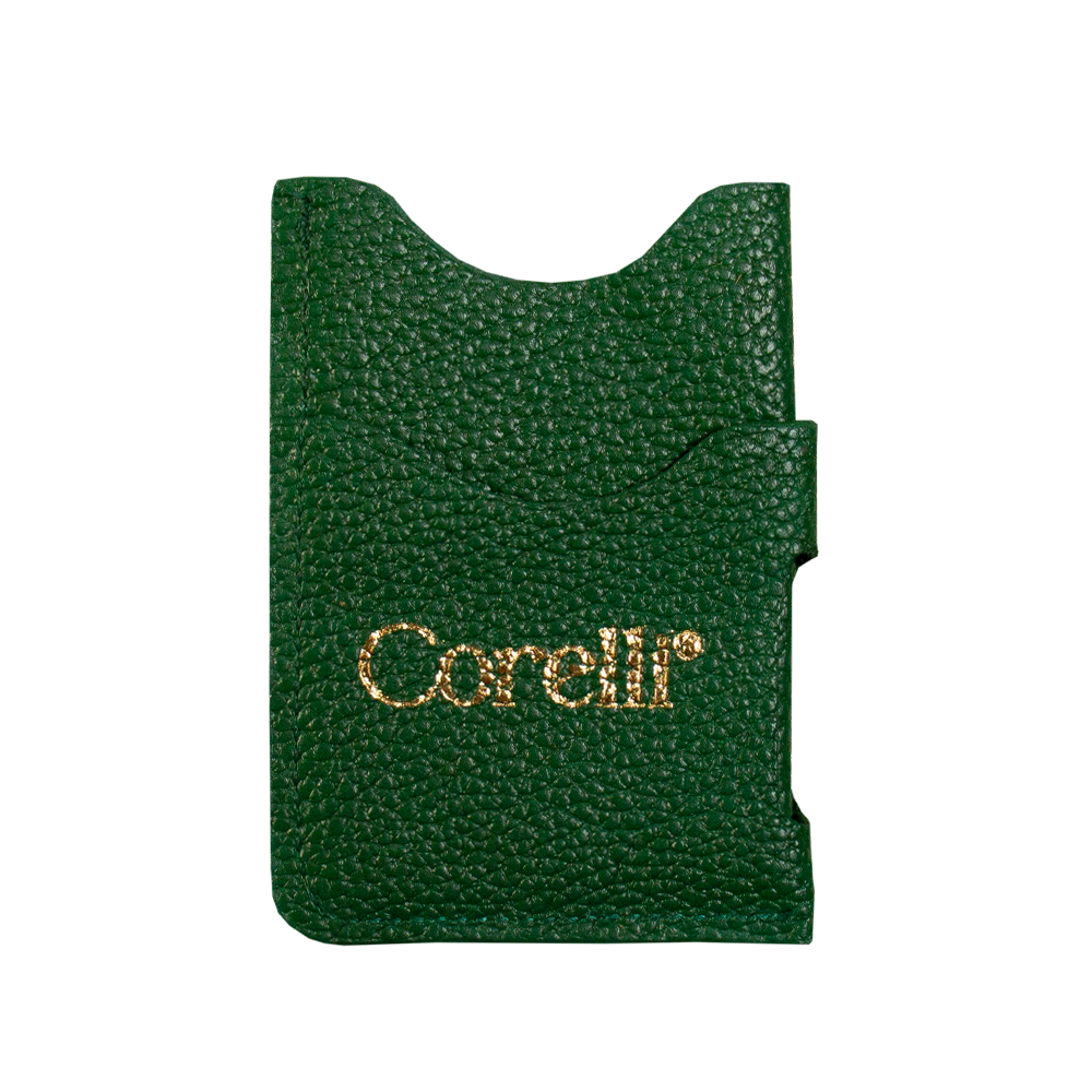 TARJETERO CIRCULOS VERDE HOJA