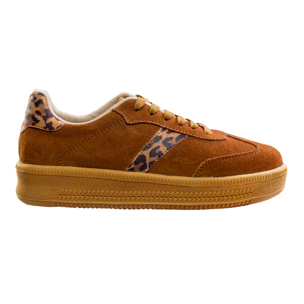 ZAPATILLA TERRA GAMUZON HABANO - ANIMAL PRINT