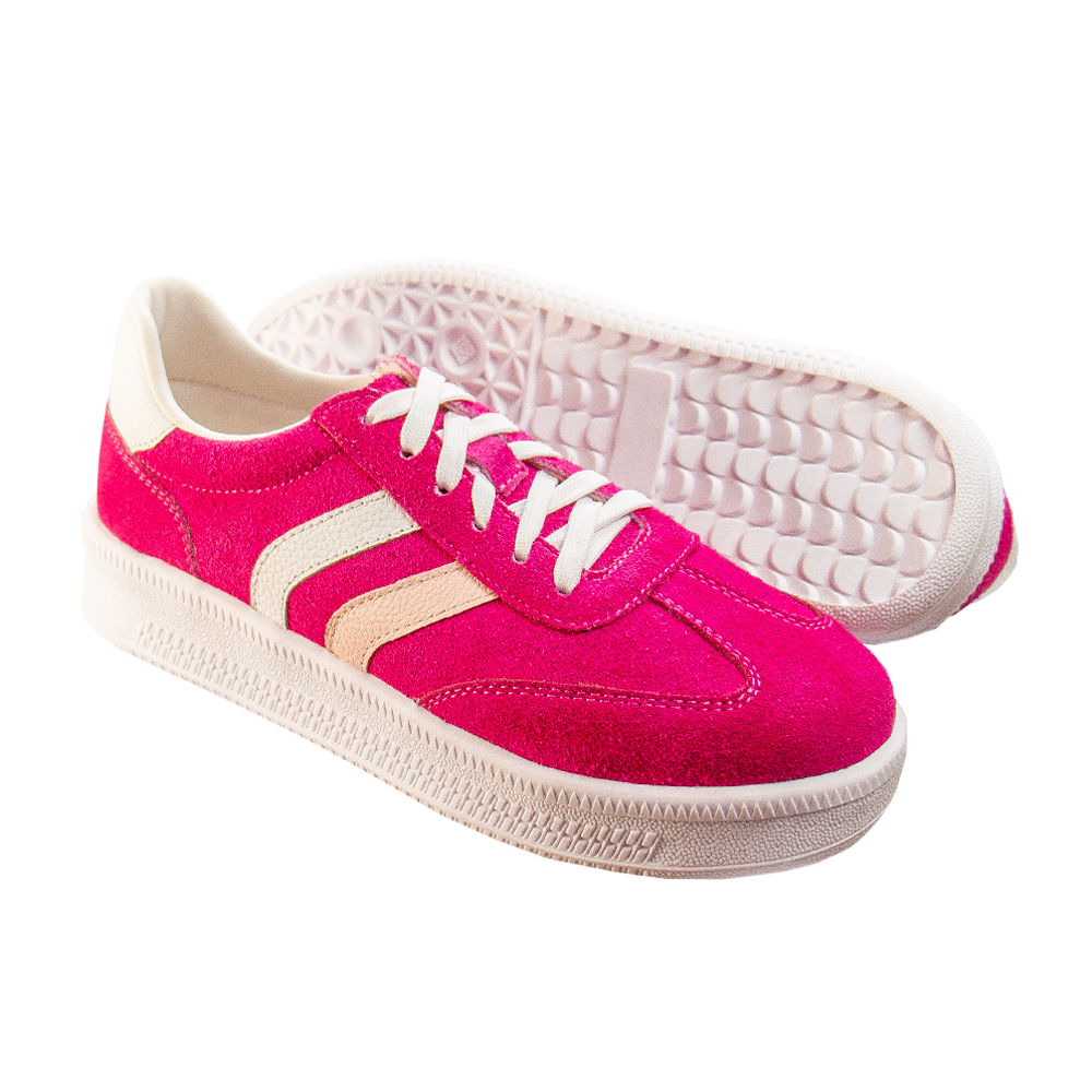 ZAPATILLA SIENA GAMUZON FUCSIA