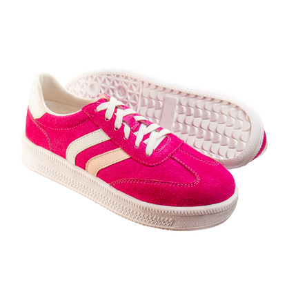 ZAPATILLA SIENA GAMUZON FUCSIA