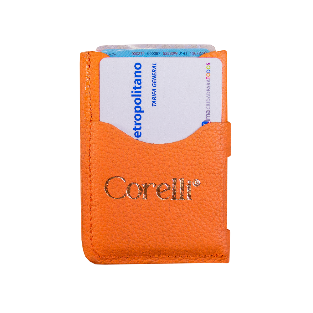 TARJETERO CROCO NARANJA