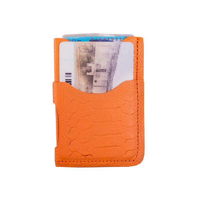 TARJETERO CROCO NARANJA