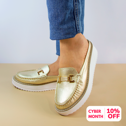 SUECO PLATAFORMA CATALINA FOLIA PLATINO