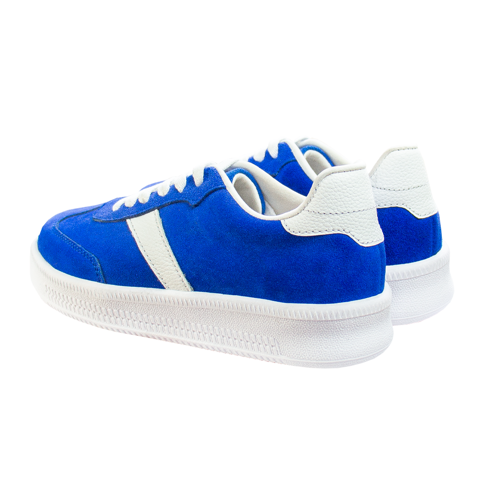 ZAPATILLA TERRA GAMUZON AZUL ELECTRICO