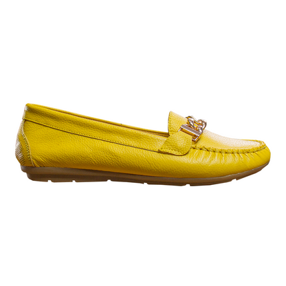 MOCASIN CHATO  CADENA MOSTAZA
