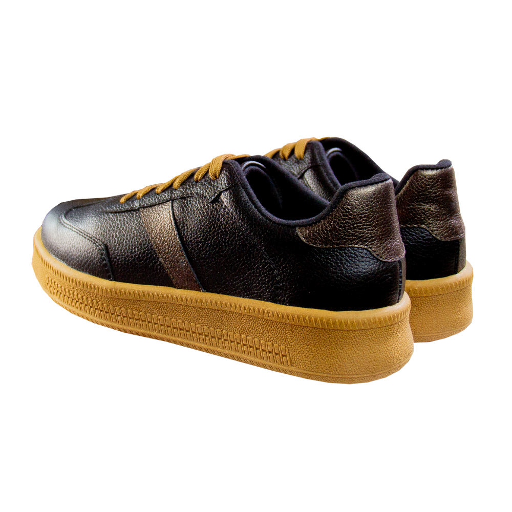ZAPATILLA SIENA GAMUZON NEGRO