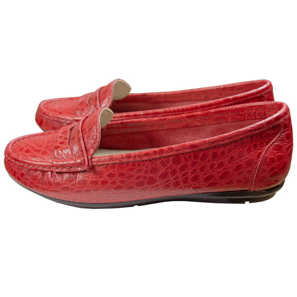 MOCASIN CHATO   PRINTS  TORTUGA   ROJO