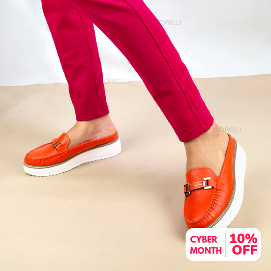 SUECO PLATAFORMA CATALINA NARANJA