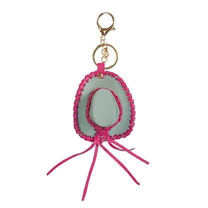 CHARM  SOMBRERO BAQUERO VERDE AGUA / FUCSIA