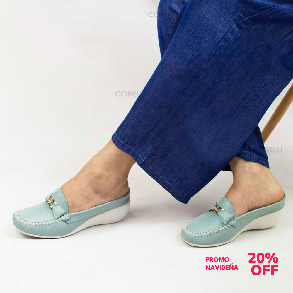 SUECO TACO CUÑA JIMENA VERDE AGUA