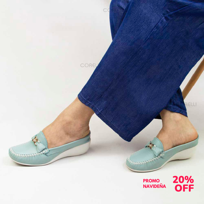 SUECO TACO CUÑA JIMENA VERDE AGUA