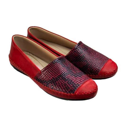 ALPARGATA GRETA LISO ROJO