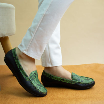 CARLA PITON /RONDINI - VERDE /NEGRO