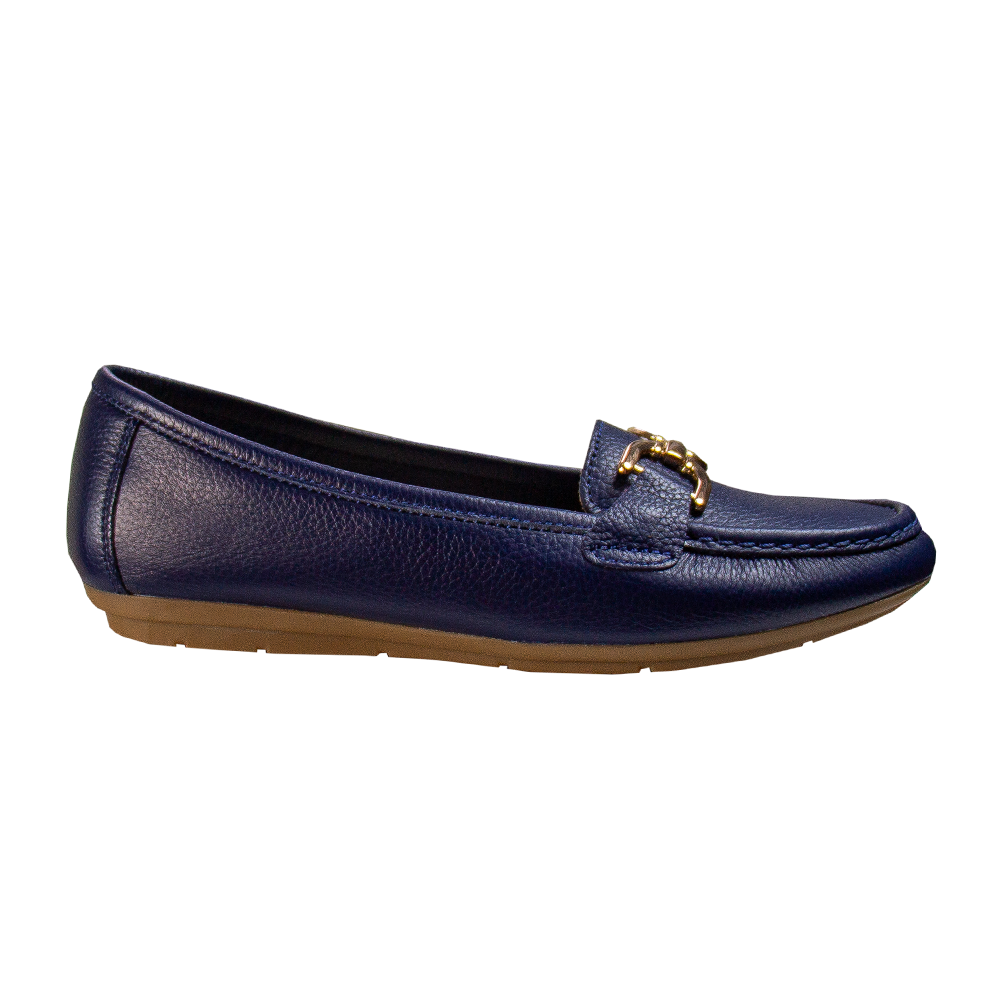 MOCASIN CHATO  DOLCE RONDINI AZUL