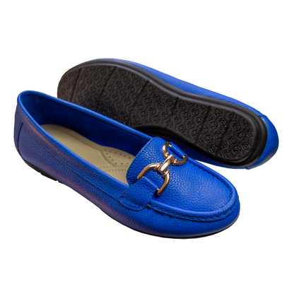 MOCASIN CHATO DOLCE AZULINO