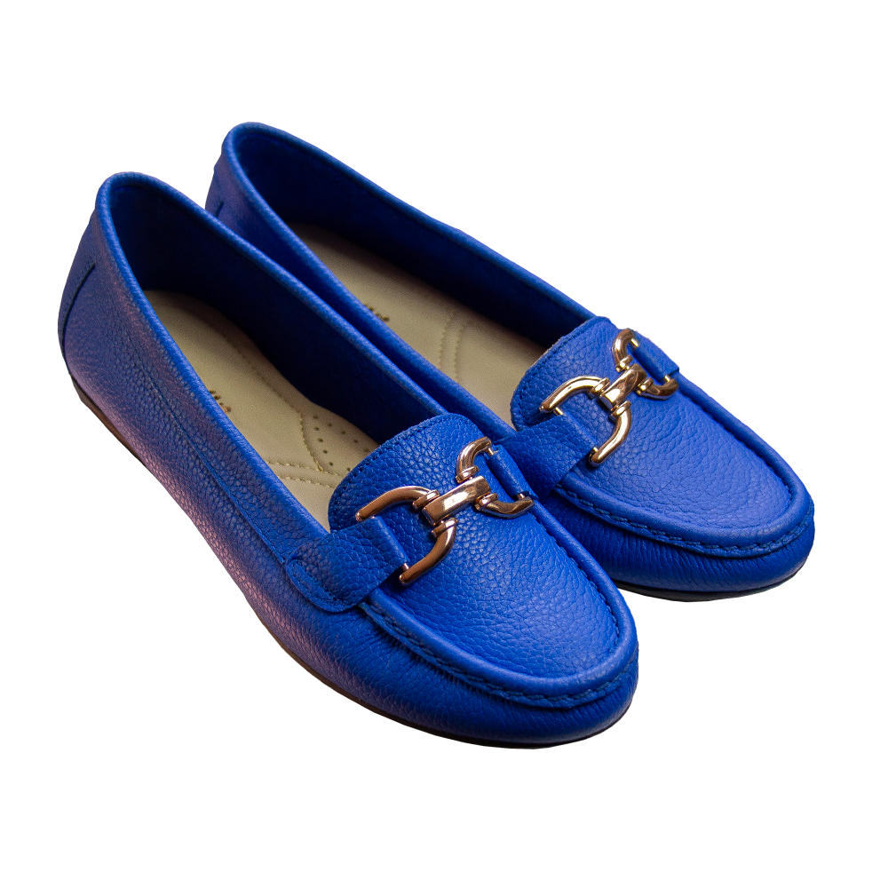 MOCASIN CHATO DOLCE AZULINO