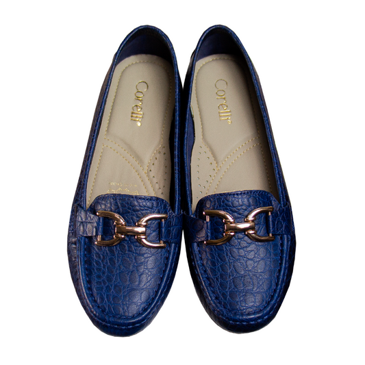 MOCASIN CHATO  DOLCE TORTUGA AZUL