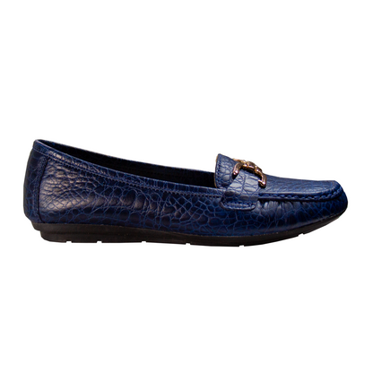 MOCASIN CHATO  DOLCE TORTUGA AZUL