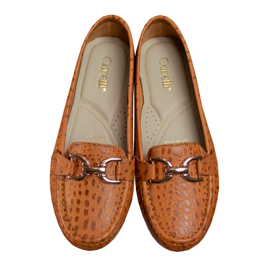 MOCASIN CHATO  DOLCE TORTUGA NATURAL