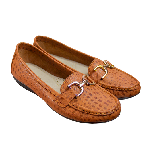MOCASIN CHATO  DOLCE TORTUGA NATURAL