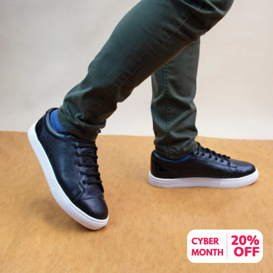 ZAPATILLA XAVI  RONDINI NEGRO / CHAROL NEGRO