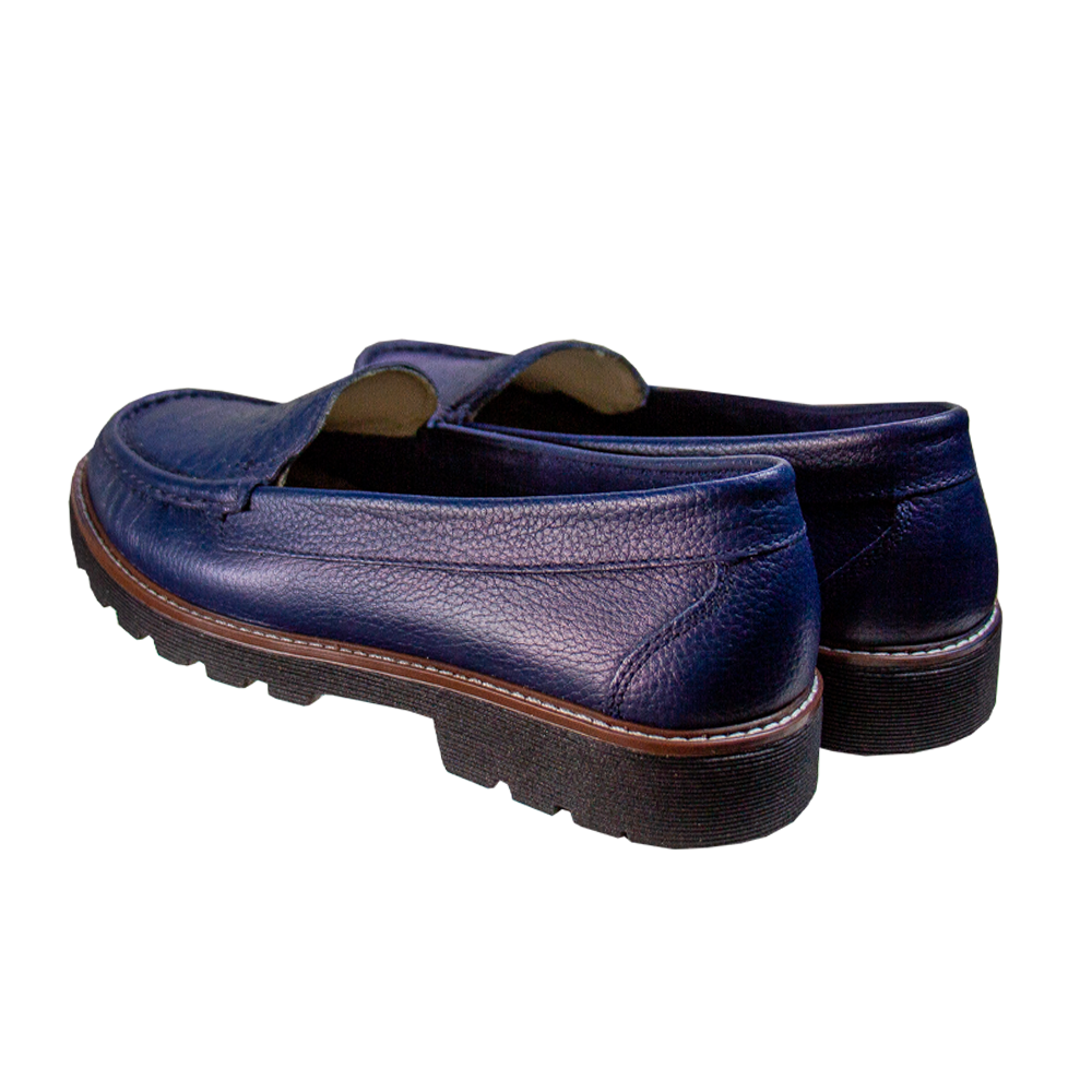 MOCASIN PLATAFORMA ESTER AZUL