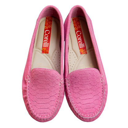 MOCASIN ESTER II GAMUZA ROSADO - VALE ARCO NEGRO