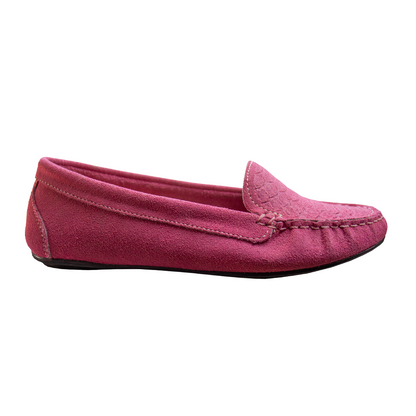 MOCASIN ESTER II GAMUZA ROSADO - VALE ARCO NEGRO