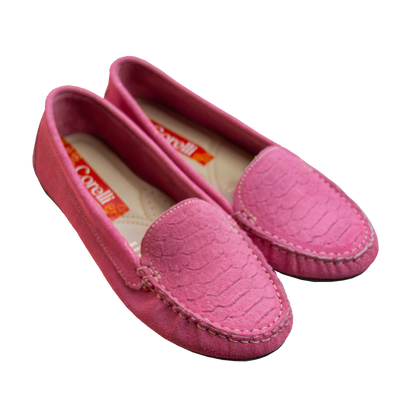 MOCASIN ESTER II GAMUZA ROSADO - VALE ARCO NEGRO