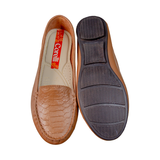 MOCASIN ESTER II NATURAL - VALE ARCO NEGRO
